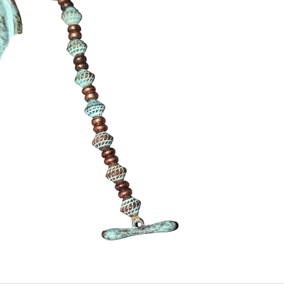 Sea Turtle Bracelet - metal patina look with gold resin sea turtle 🐢 - Picture 7 of 14